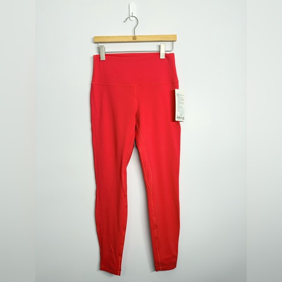 Lululemon Align High-Rise Pant 28" Carnation Red Size 10 NWT - Picture 1 of 4